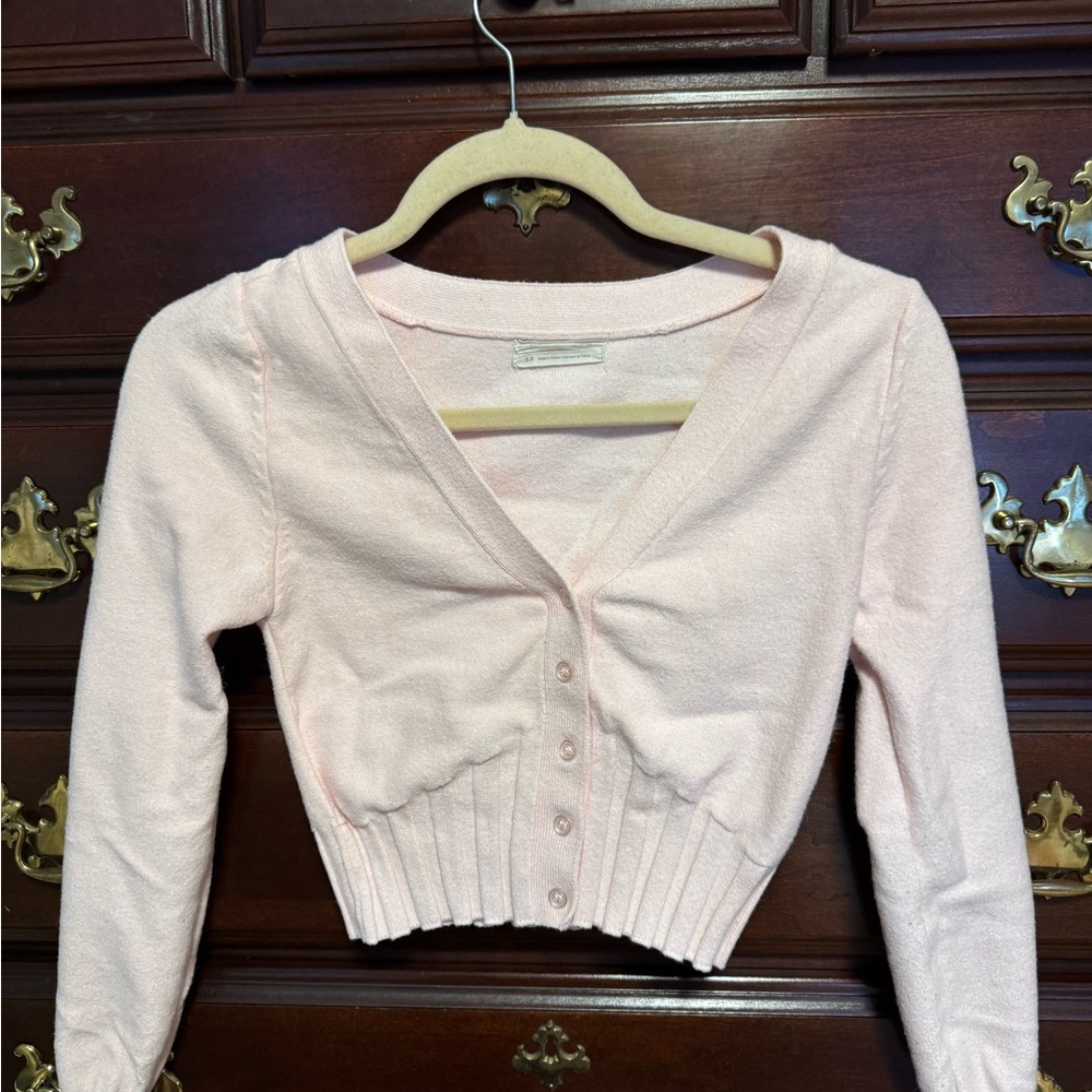 Soft Pink Knit Sweater from urban outfitters